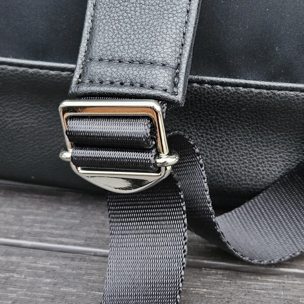 Haerfest x Mercedes Benz Limited Edition Black Nylon Vegan Leather Backpack Bag